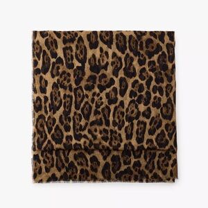 ANIMAL PRINT MODAL/SILK SCARF